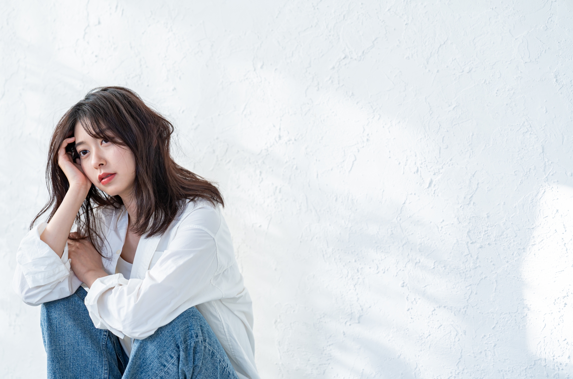 イライラしている女性