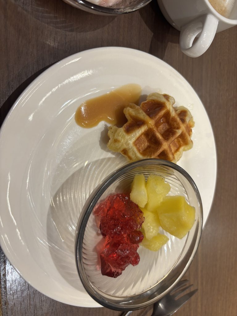 妊娠後期に行ったビュフェの食事写真