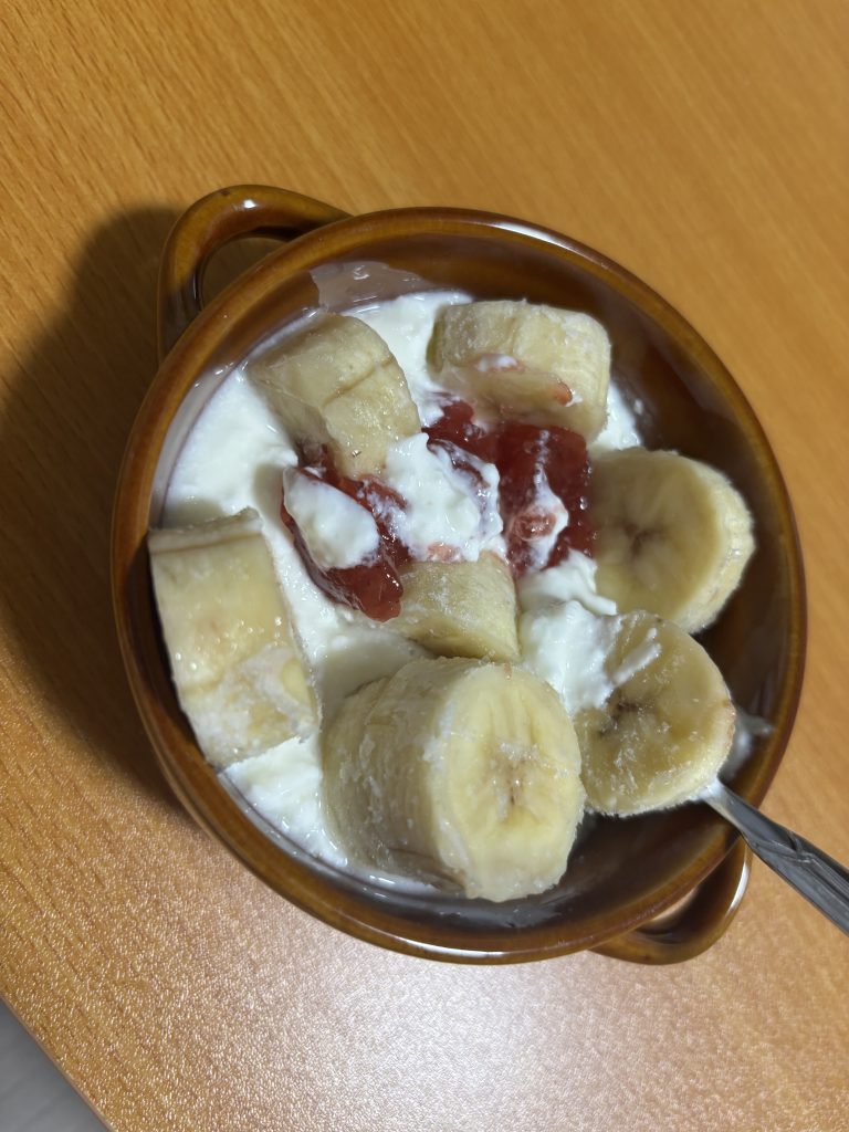 バナナヨーグルト