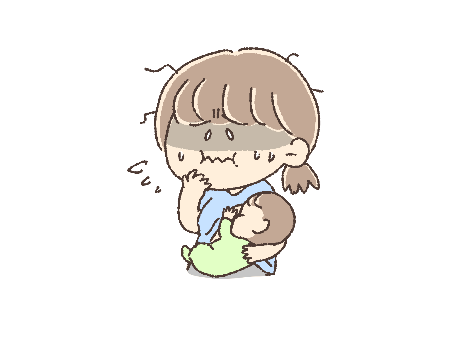 授乳中に不快感がある女性