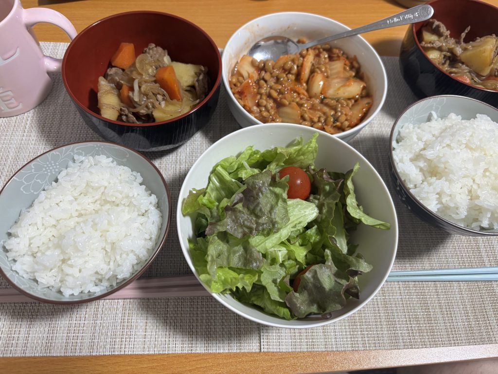 肉じゃが定食