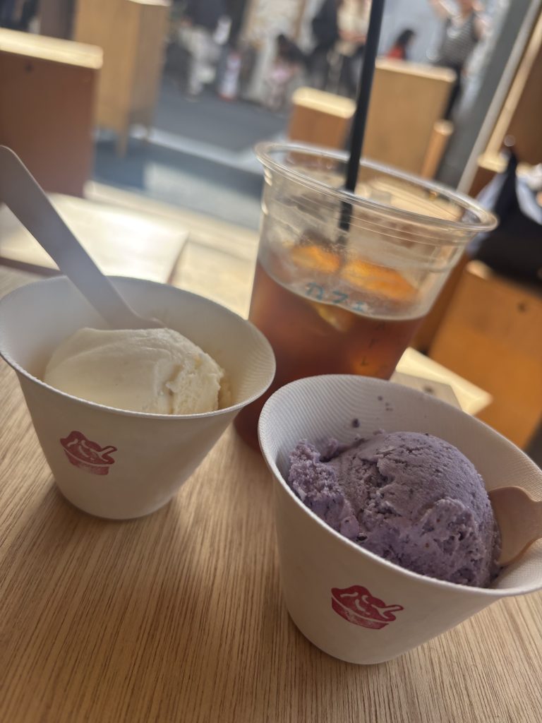 ジェラートとコーヒー